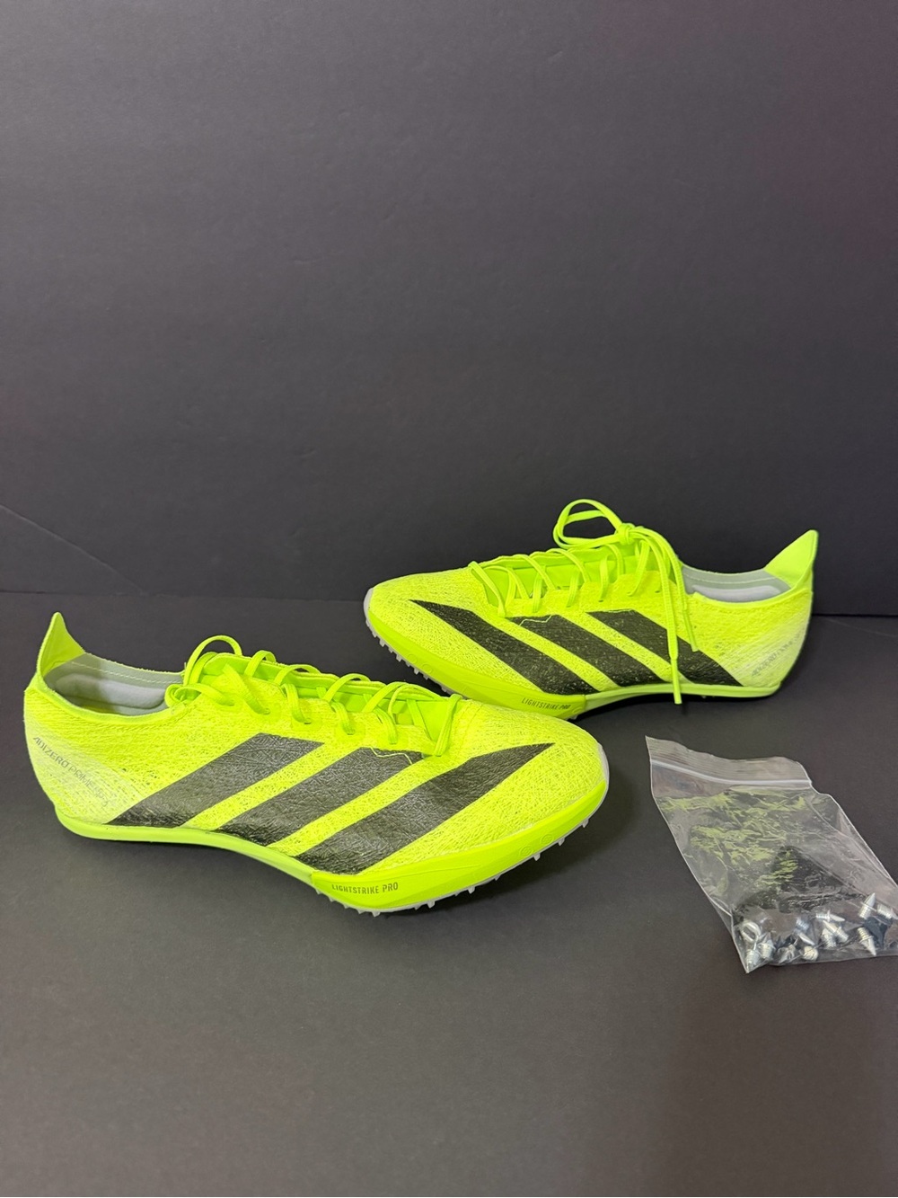Adidas Adizero Prime SP 3 Strung Track Spikes Lucid IH5800 Men’s Size 8 Wmn 9